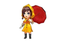 Raincoat Girl Mu Online