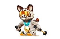 Skiing Tiger Mu Online