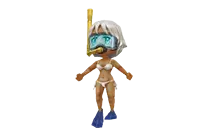Snorkeling Girl Mu Online